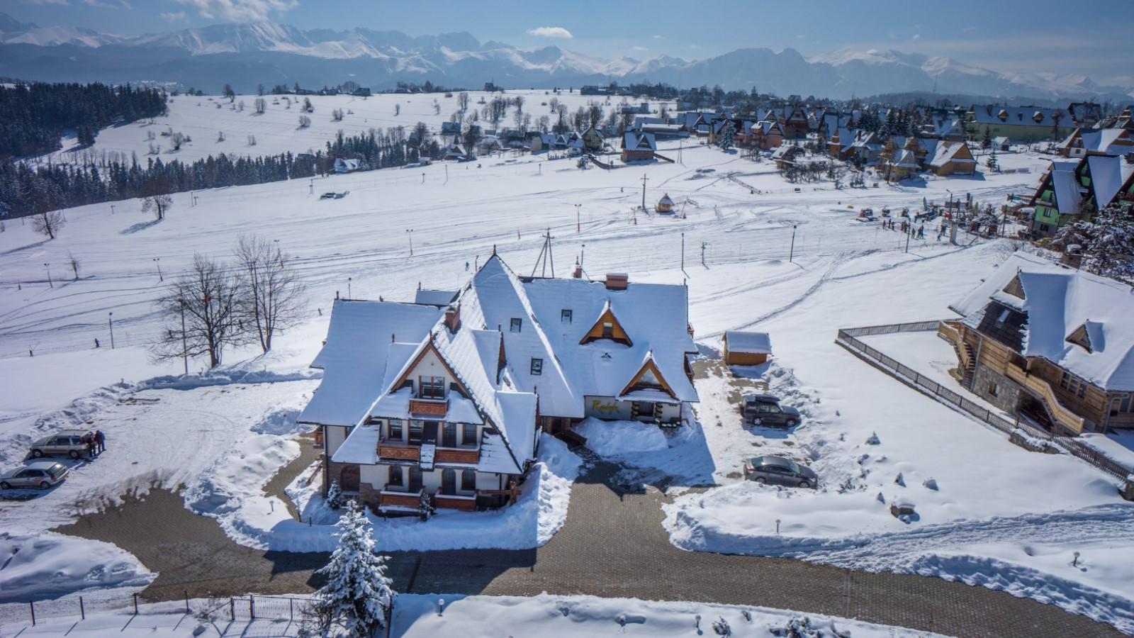 Hotell Redyk Tatry mägede panoraamiline vaade